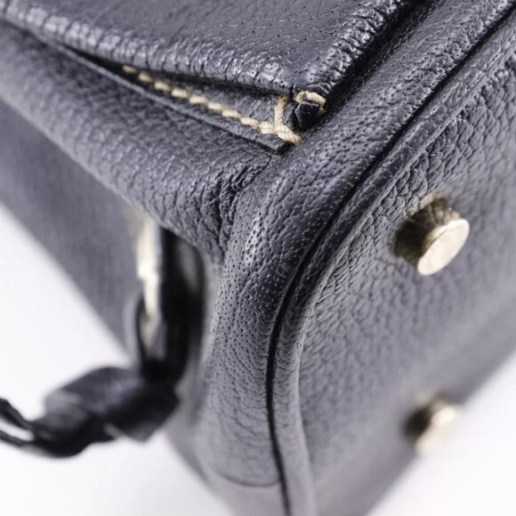 BVLGARI Maxi Rettale Handbag 2WAYShoulder black leather Women - Picture 4 of 12